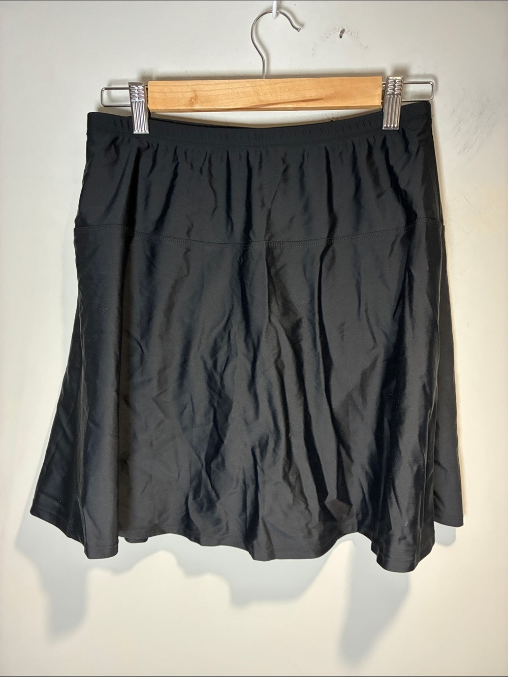 Hilor Black Swim Skirt Swim Bottom Bikini US 14 NWT